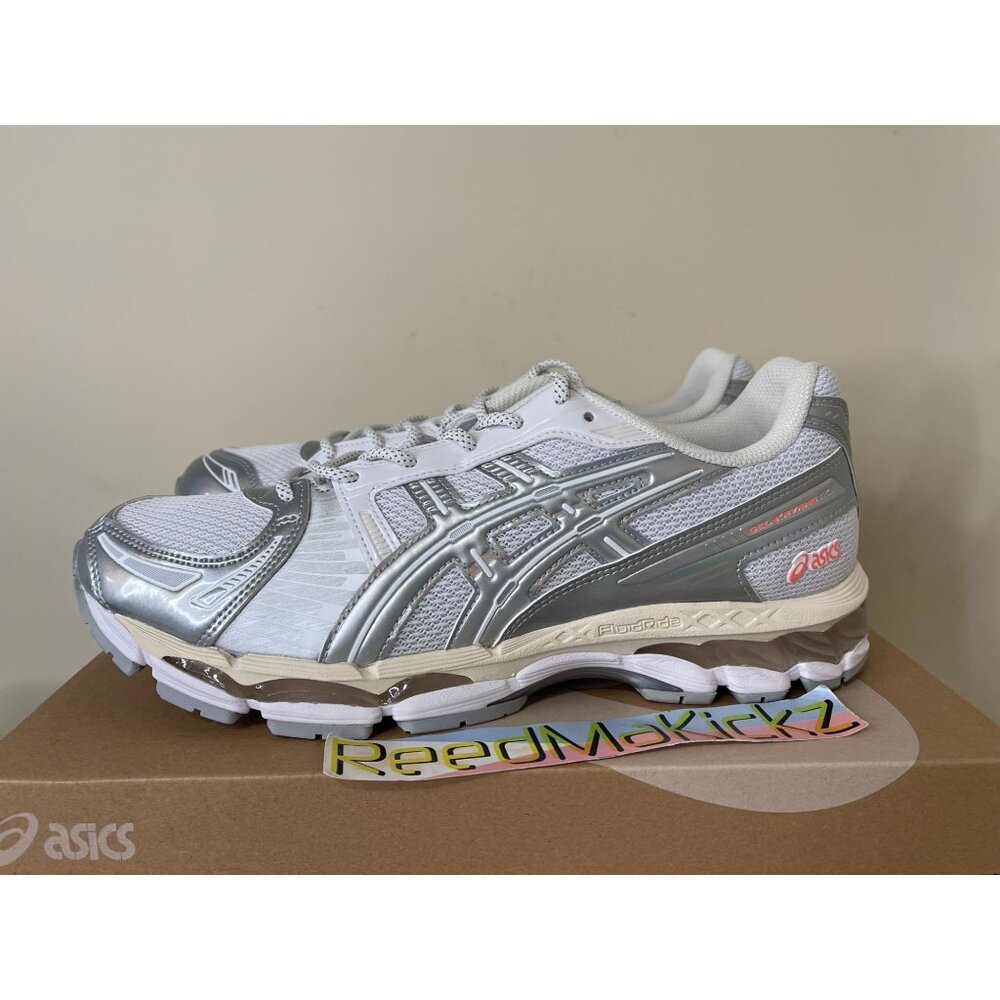Asics Gel Kayano 12.1 White Pure Silver Holiday Pack Mens 1203A996 100
